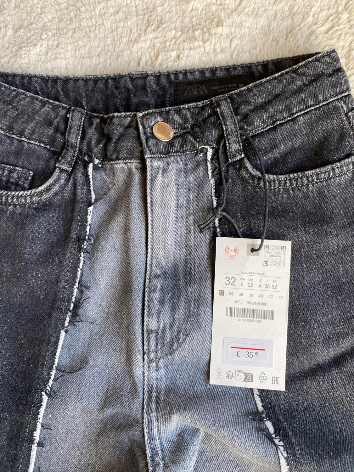 Z1975 WIDE-LEG HIGH-WAIST COMBINED JEANS - Image 4
