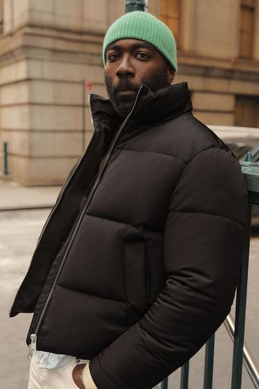 WATER-REPELLENT PUFFER JACKET - Black by Zara