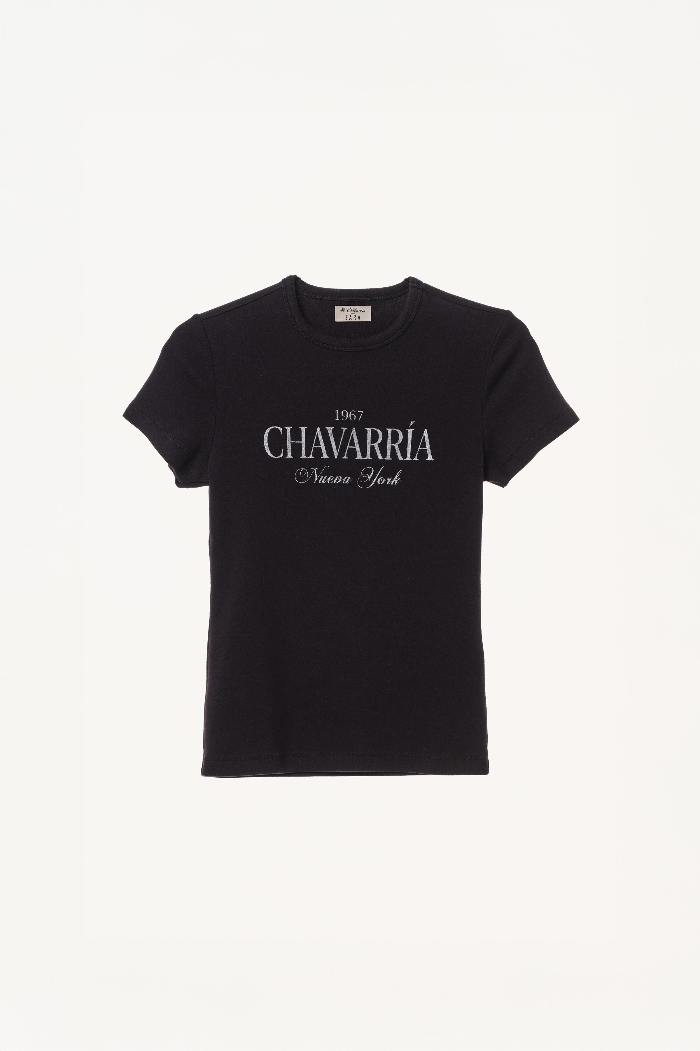 FRONT TEXT T-SHIRT WILLY CHAVARRIA X ZARA