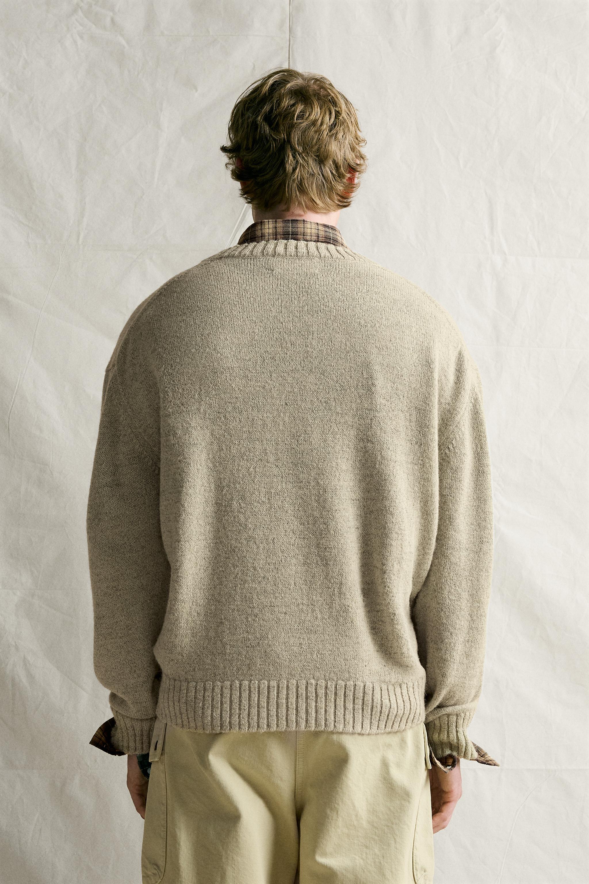TWISTED YARN STRUCTURE JUMPER - Mint | ZARA Singapore