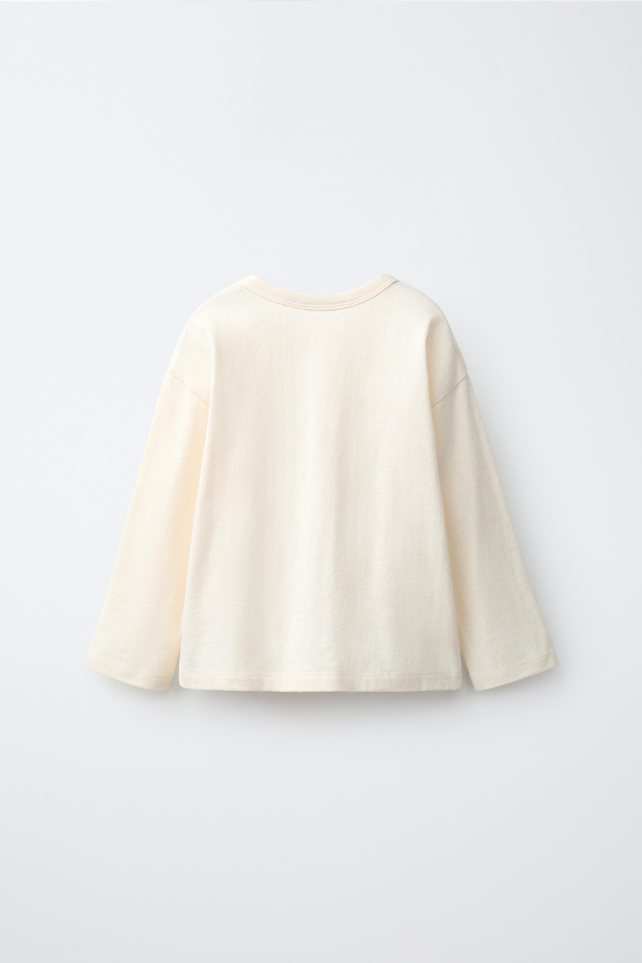 Детские футболки Zara CROSS-STITCH EMBROIDERED T-SHIRT — фото 2