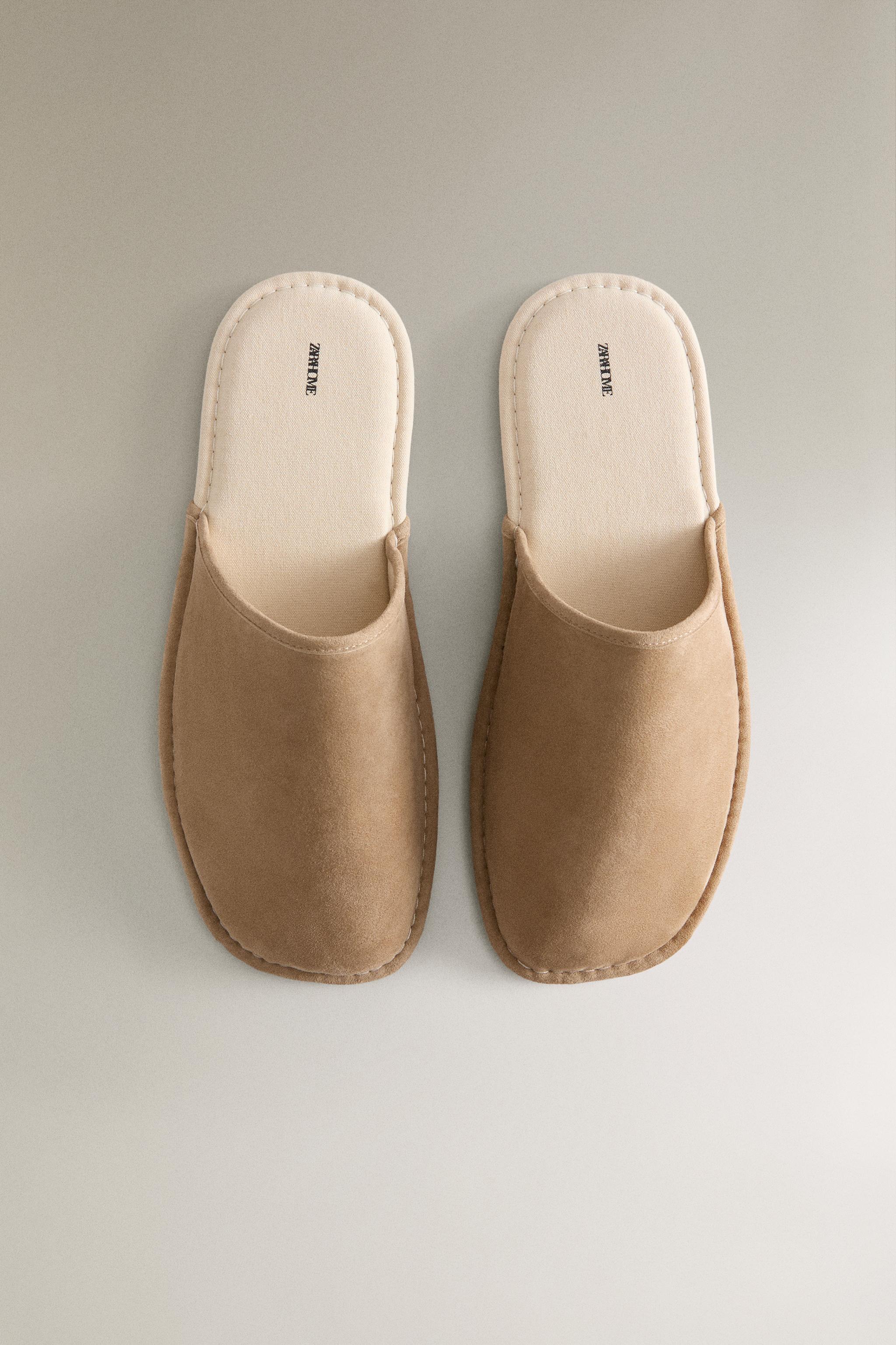 LEATHER MULE SLIPPERS