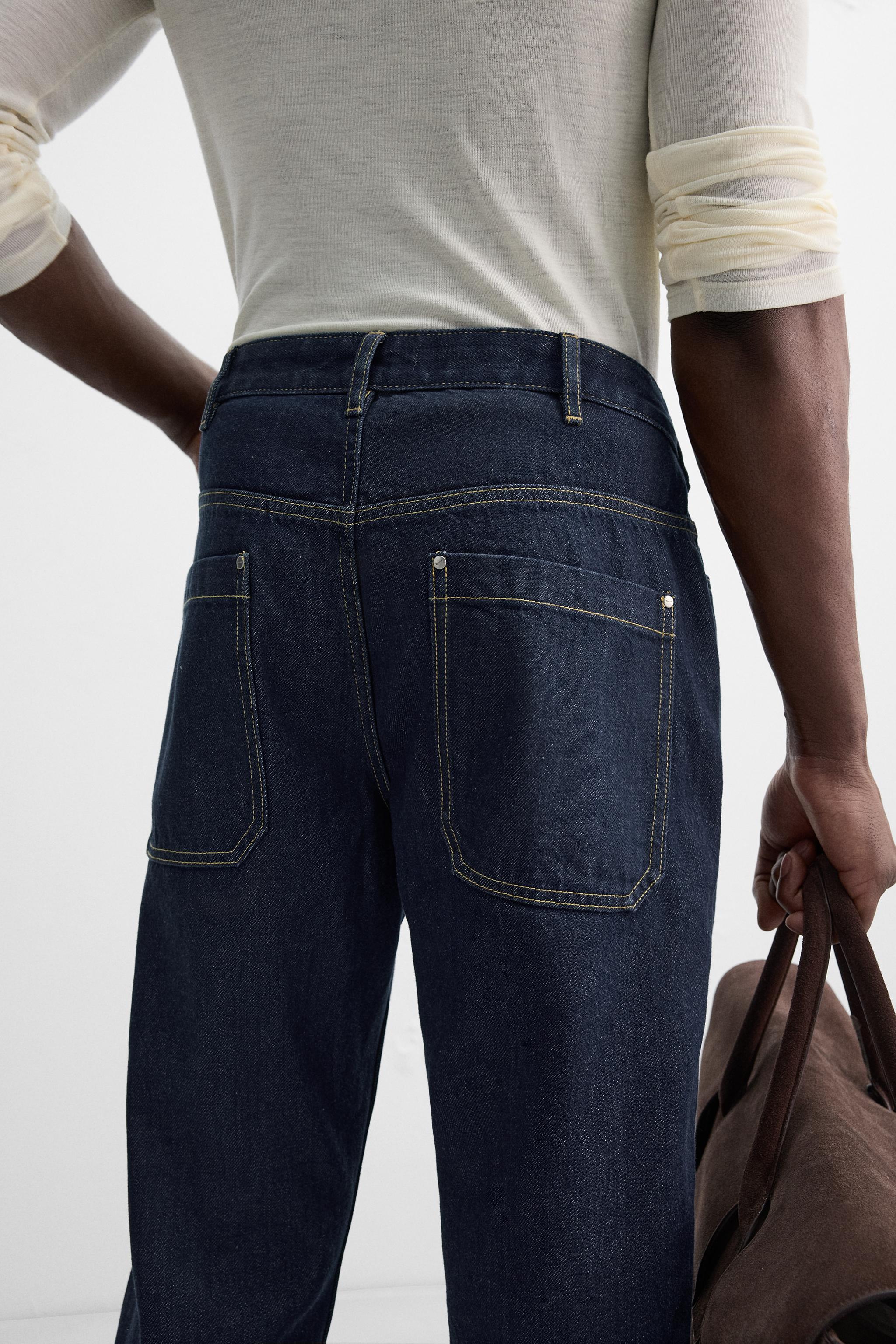 【ZARA】ストレートフィットジーンズ ブルー | 4083/300/400 ZARA】ストレートフィットジーンズ ブルー | 4083/300/400 (ZARA