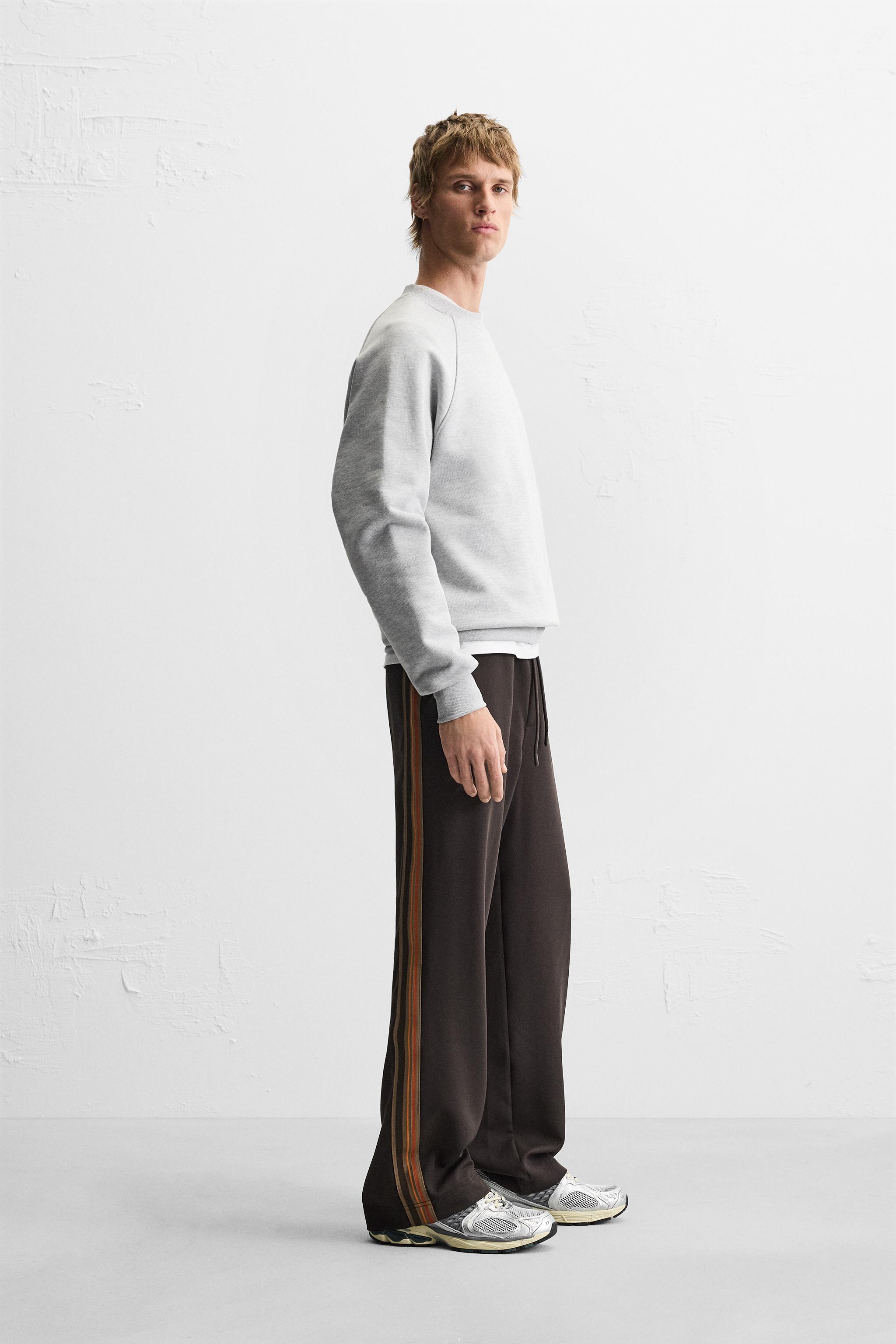 TECHNICAL PANTS WITH BANDS - Black | ZARA United States