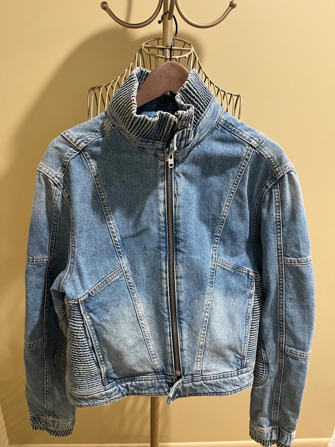 DENIM BIKER JACKET - Image 2
