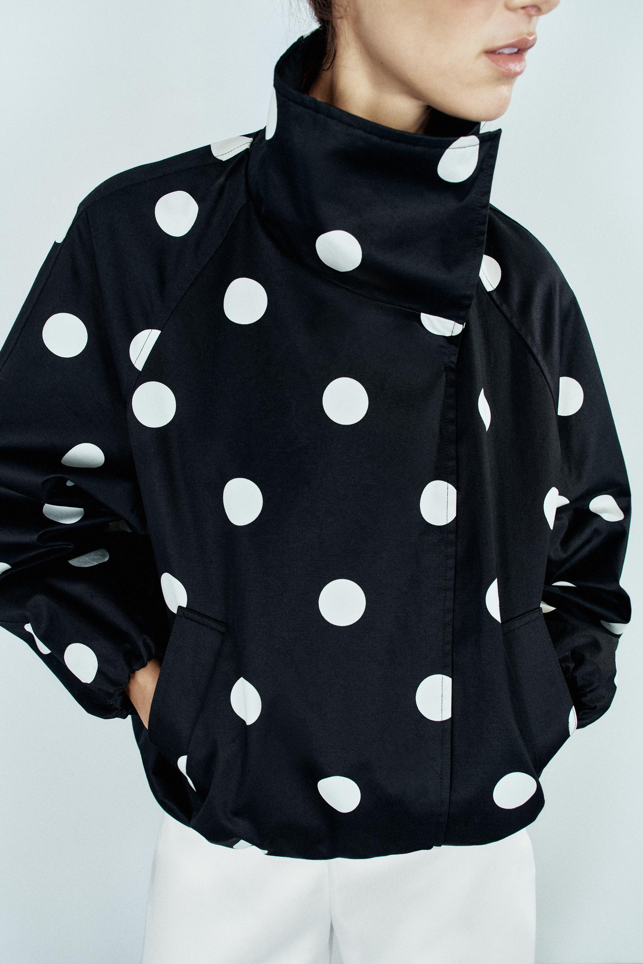 POLKA DOT BOMBER JACKET
