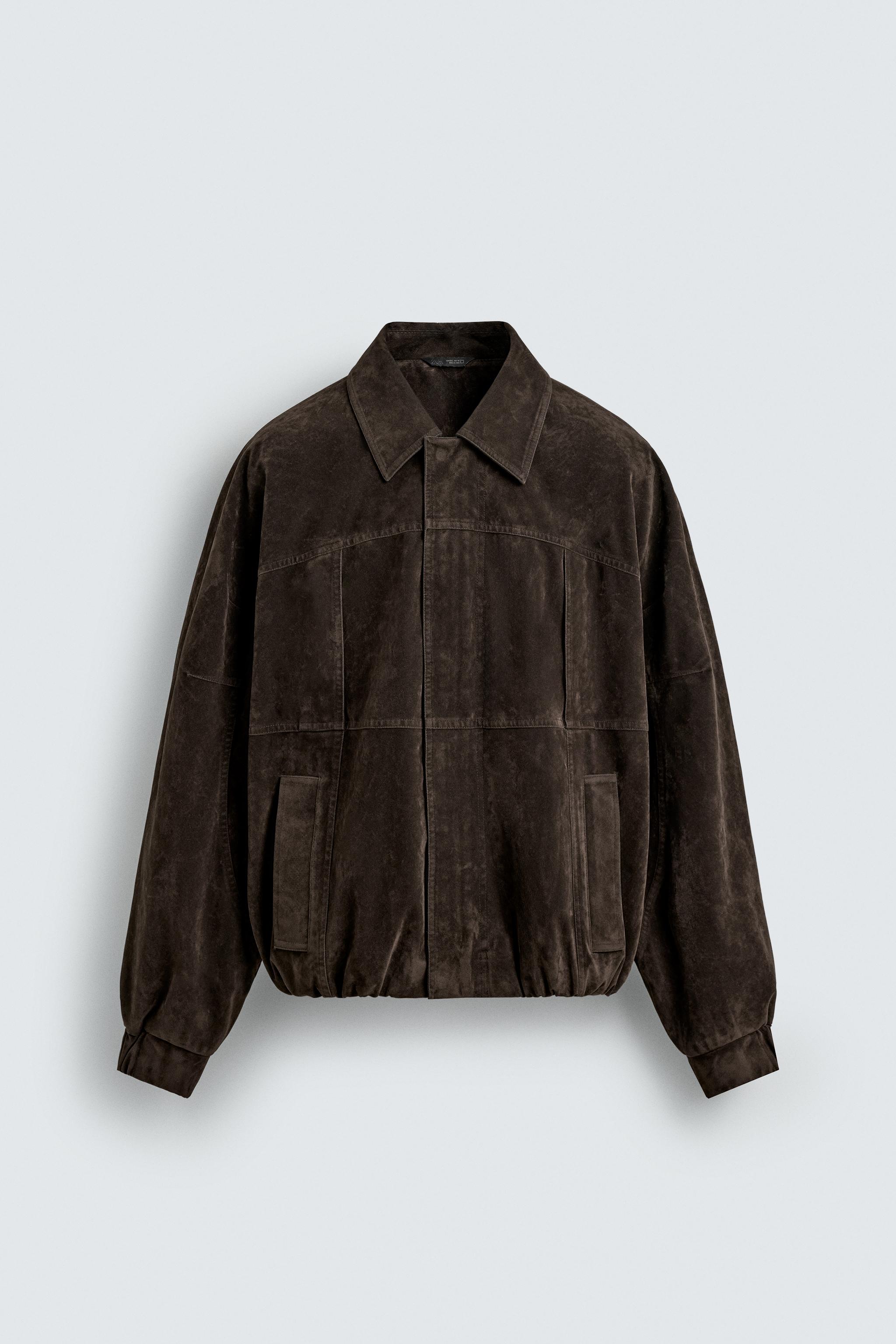 BLOUSON EFFET DAIM