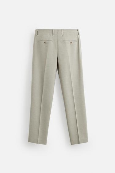PANTALON DE COSTUME À CARREAUX - Grisâtre de Zara - Image 5