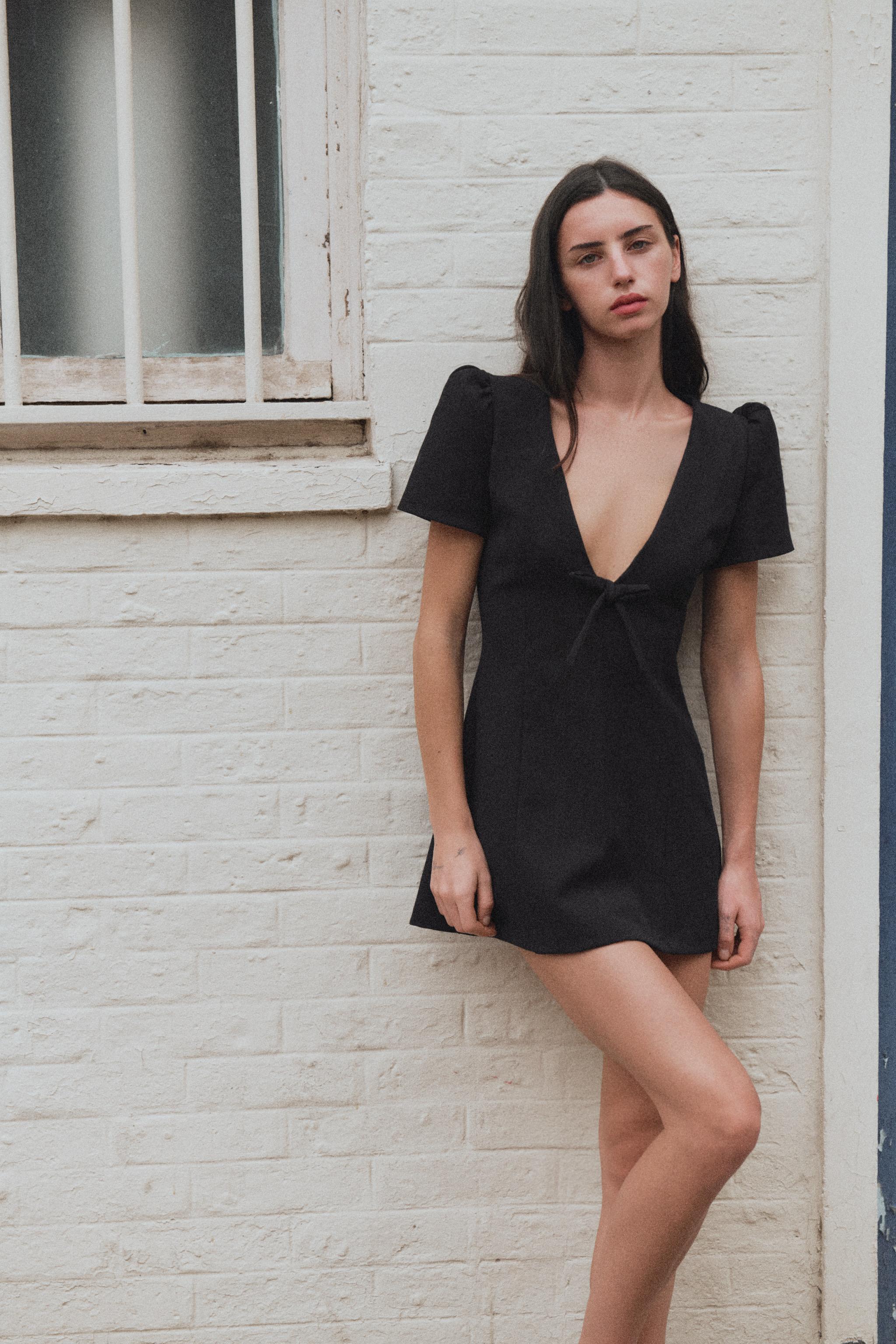 Женские платья Zara BOW MINI DRESS — фото 2