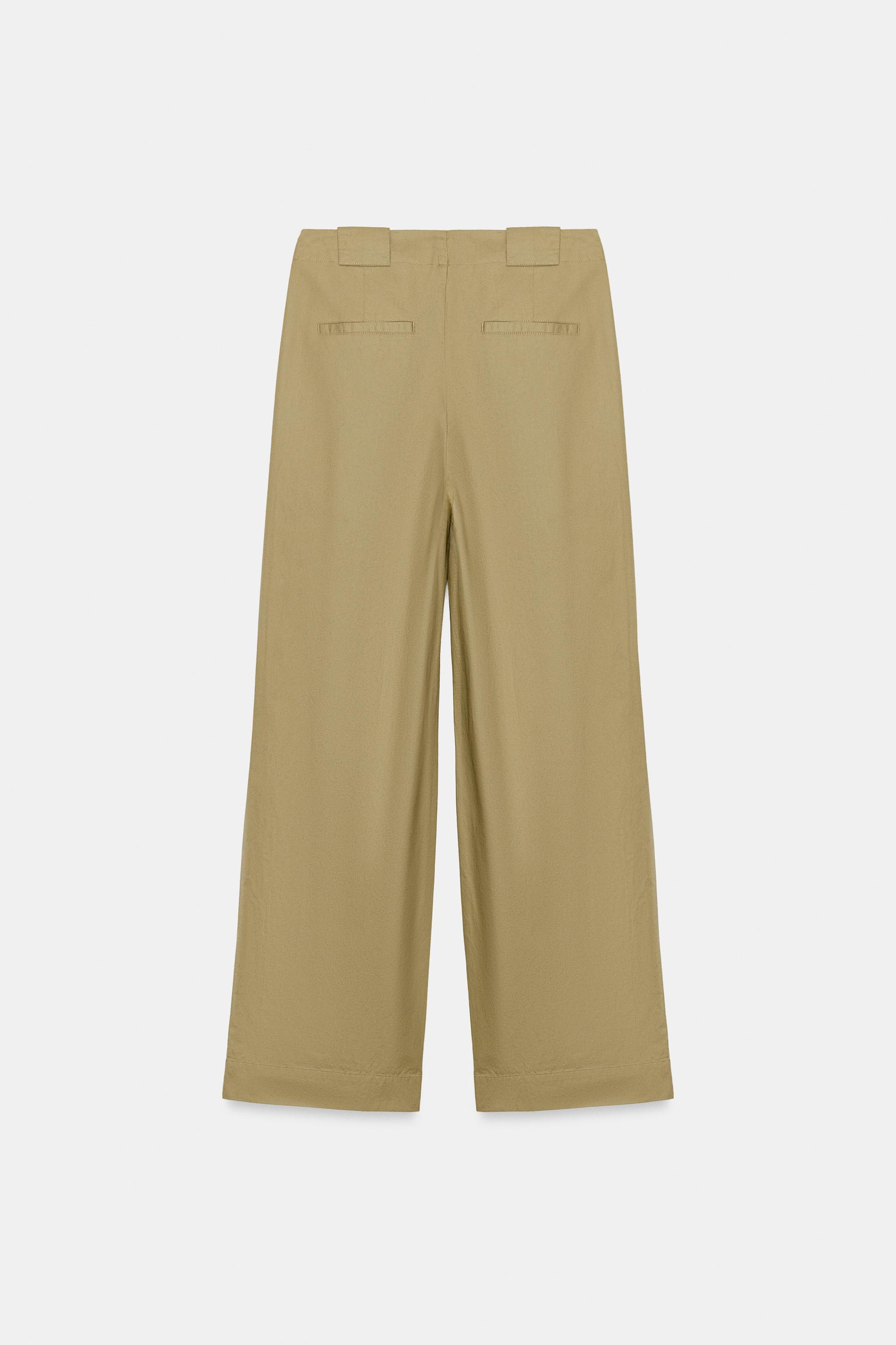 PANTALON BARREL À PINCES