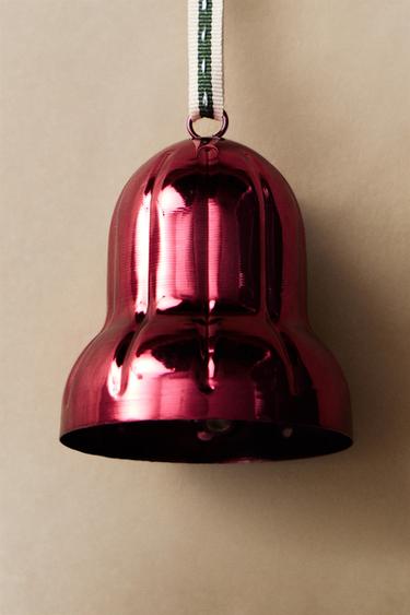 RED BELL CHRISTMAS TREE DECORATION — Red 1