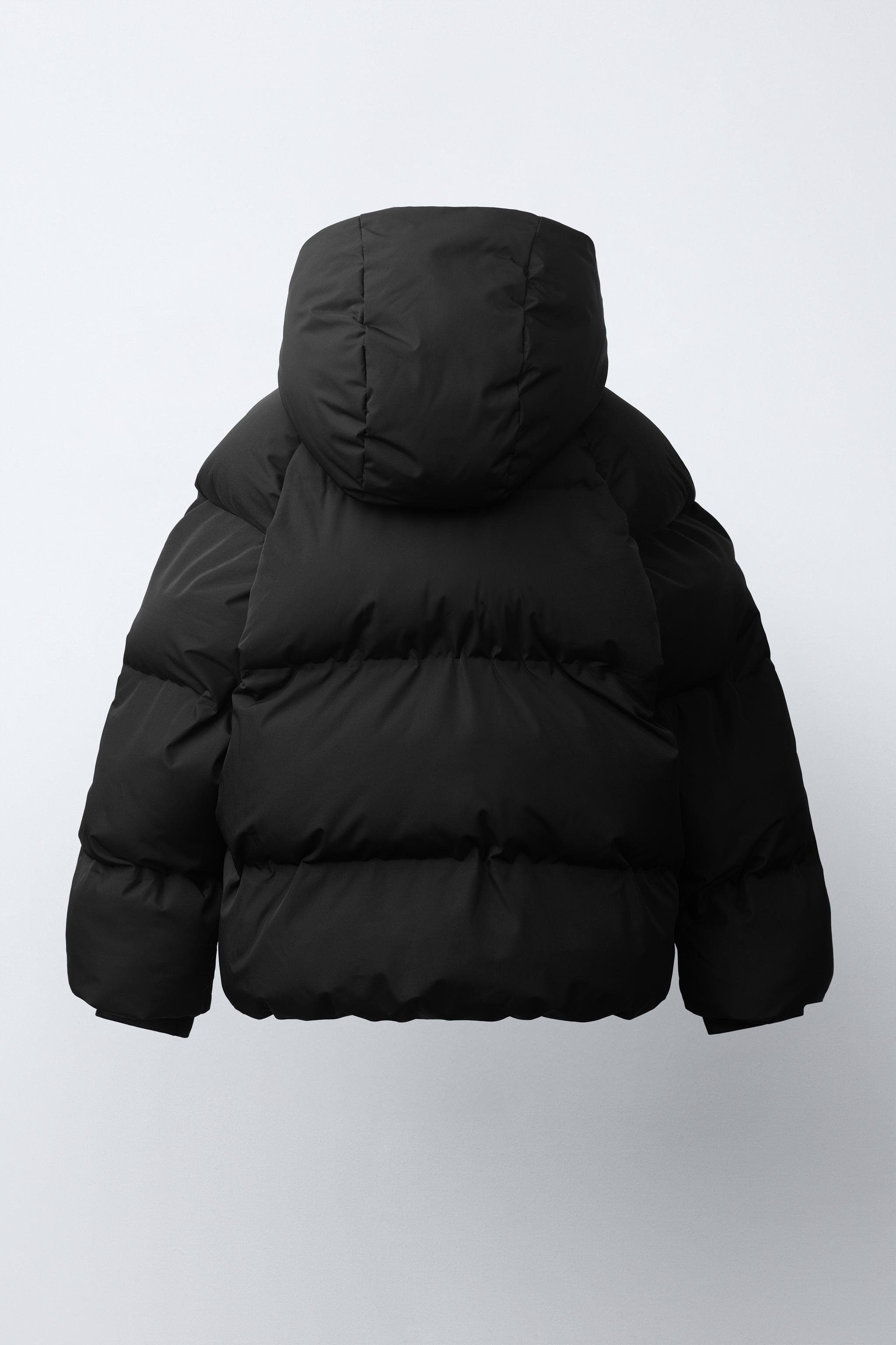 WATER REPELLENT PUFFER HOODIE JACKET