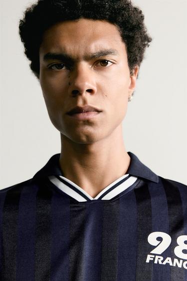 FRANCE 98 FIFA WORLD CUP™ FIFA CLASSICS TECHNICAL POLO SHIRT - Navy blue by Zara