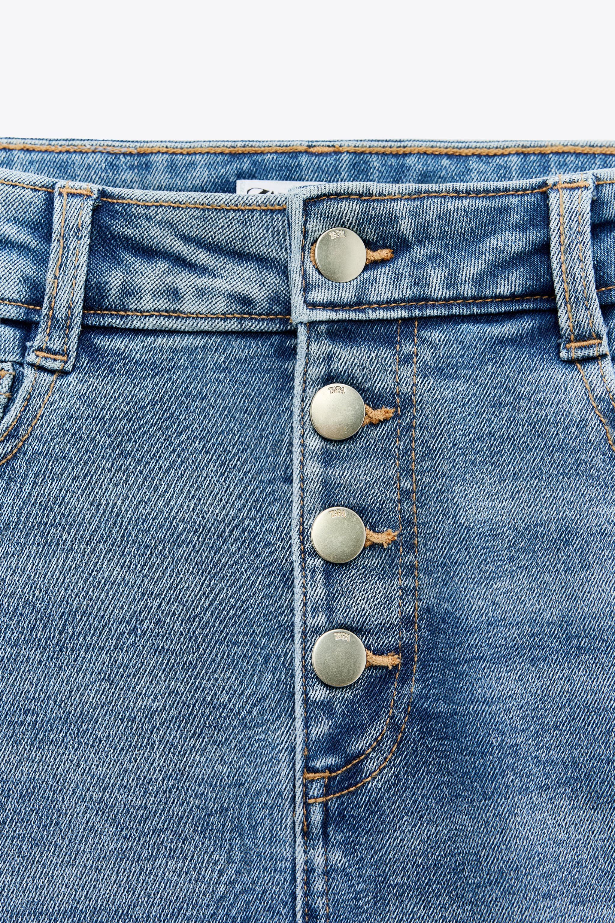 Z1975 FLARE ハイライズ デニムパンツ - ブラック | ZARA Japan Z1975 FLARE ハイライズ デニムパンツ - ブラック | ZARA Japan