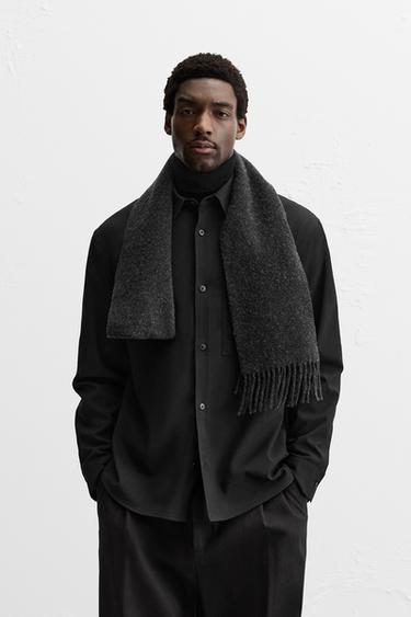 CAMISA FLUÍDA BOLSILLO - Negro de Zara