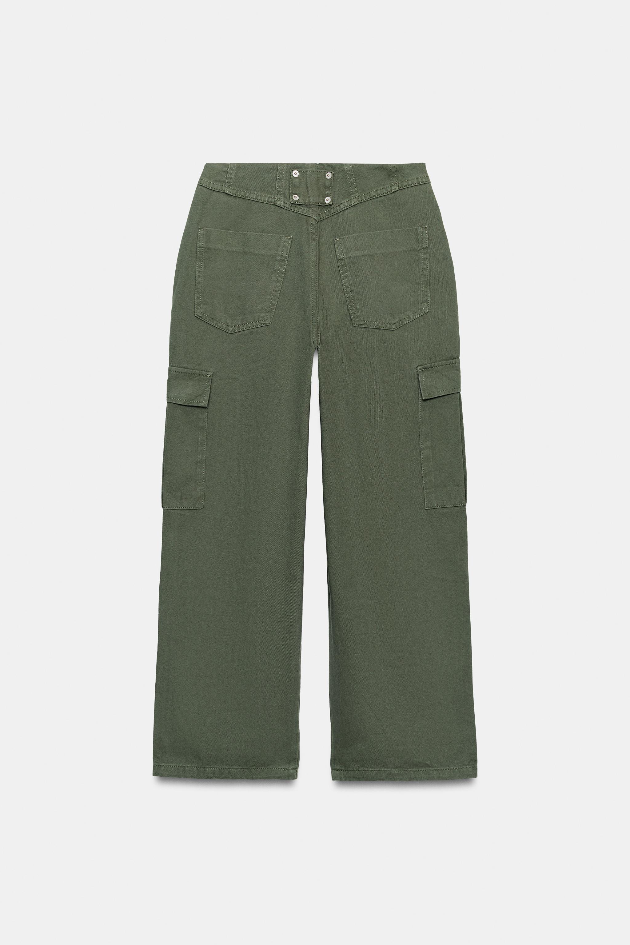 MID-RISE CARGO PANTS