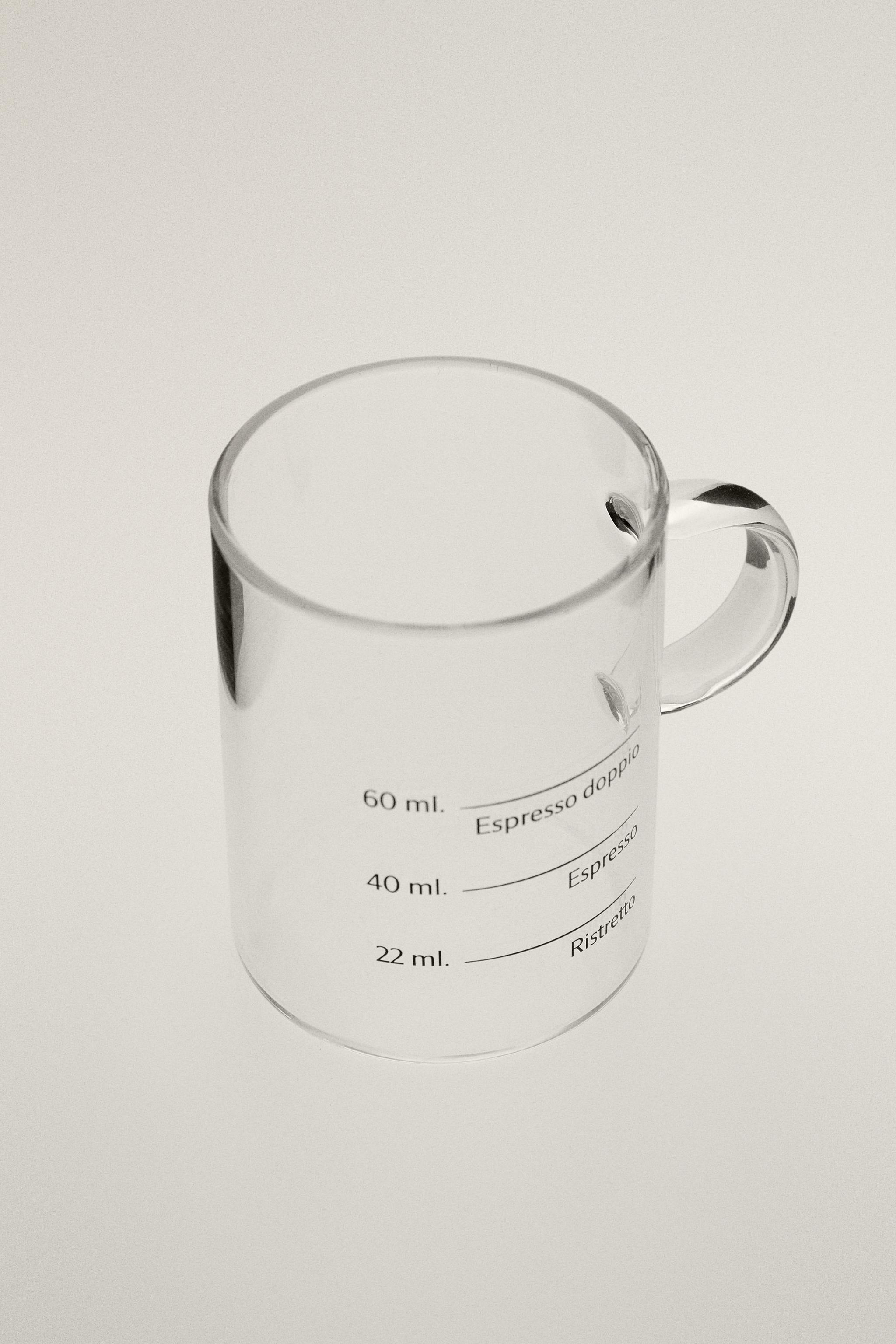 BOROSILICATE GLASS MUG WITH SILK SCREEN