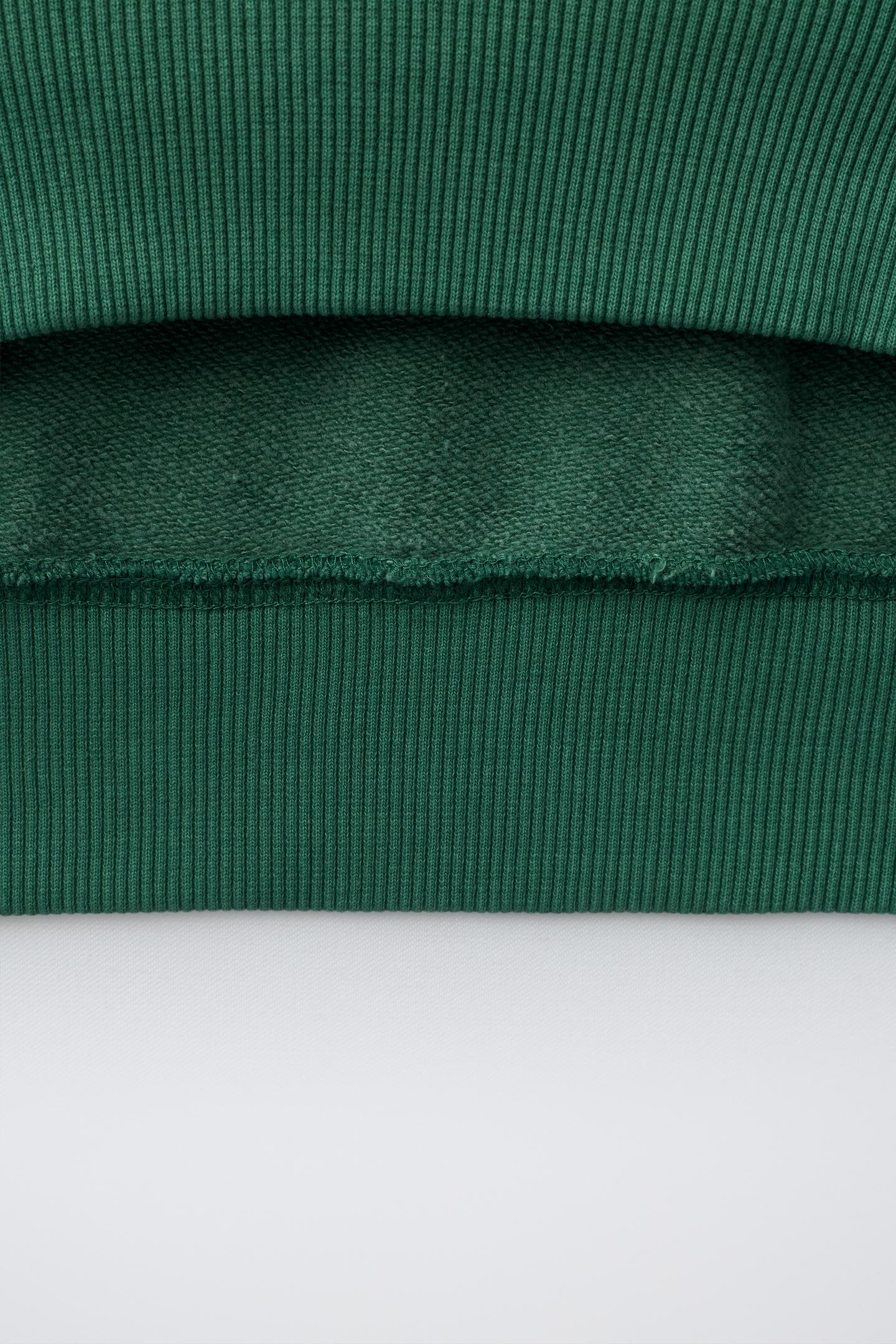 Детская толстовка Zara Fruit OF the Loom™ Embroidered, цвет: Зелёный — фото 4