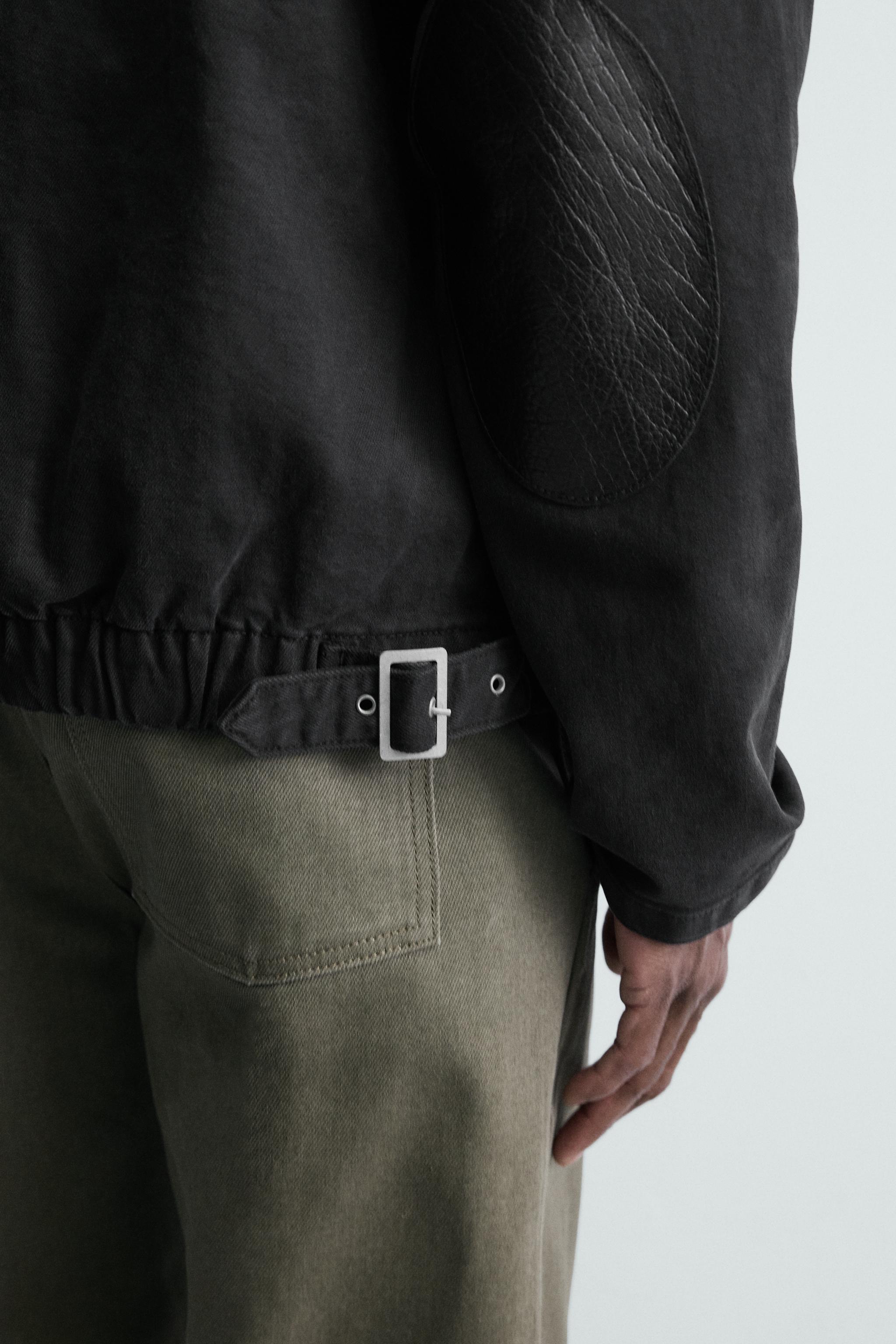 CONTRAST COLLAR DENIM JACKET