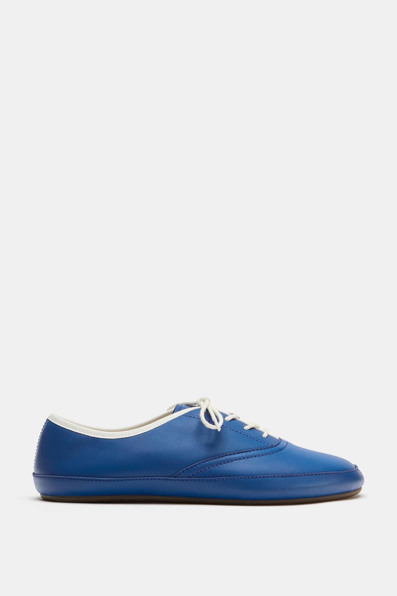 FRUIT OF THE LOOM™ LEATHER BLUCHERS — Navy Blue