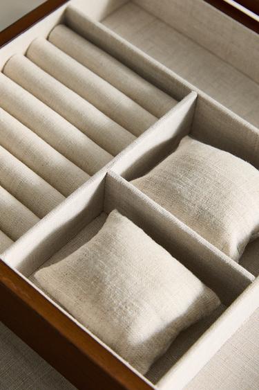 MEDIUM WOODEN JEWELLERY BOX - Brown by Zara - Image 3