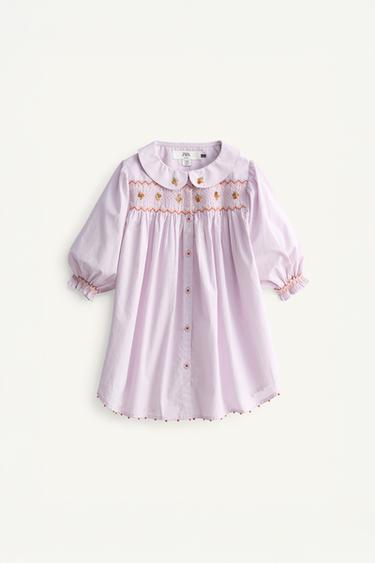 VESTIDO BORDADOS LIMITED EDITION - Malva claro de Zara