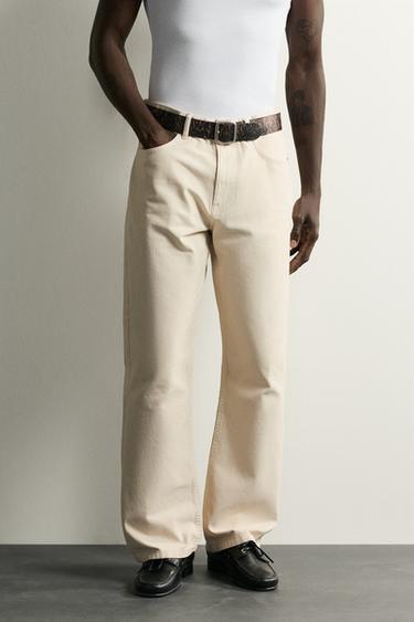 LOOSE FIT PANTS — Ecru 2