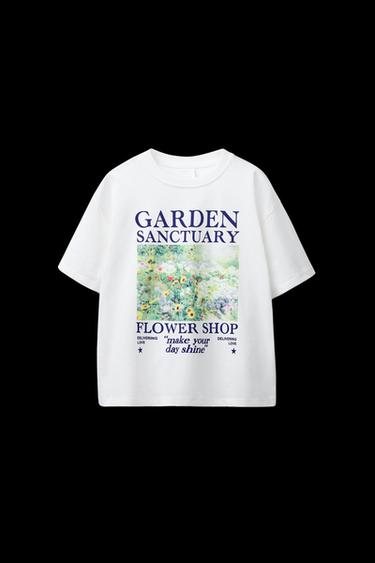 CAMISETA ESTAMPADO FOTOGRAFÍA - Blanco de Zara