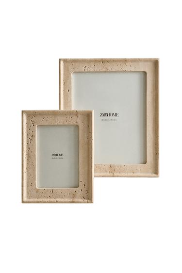 BILDERRAHMEN TRAVERTIN - Beige von Zara