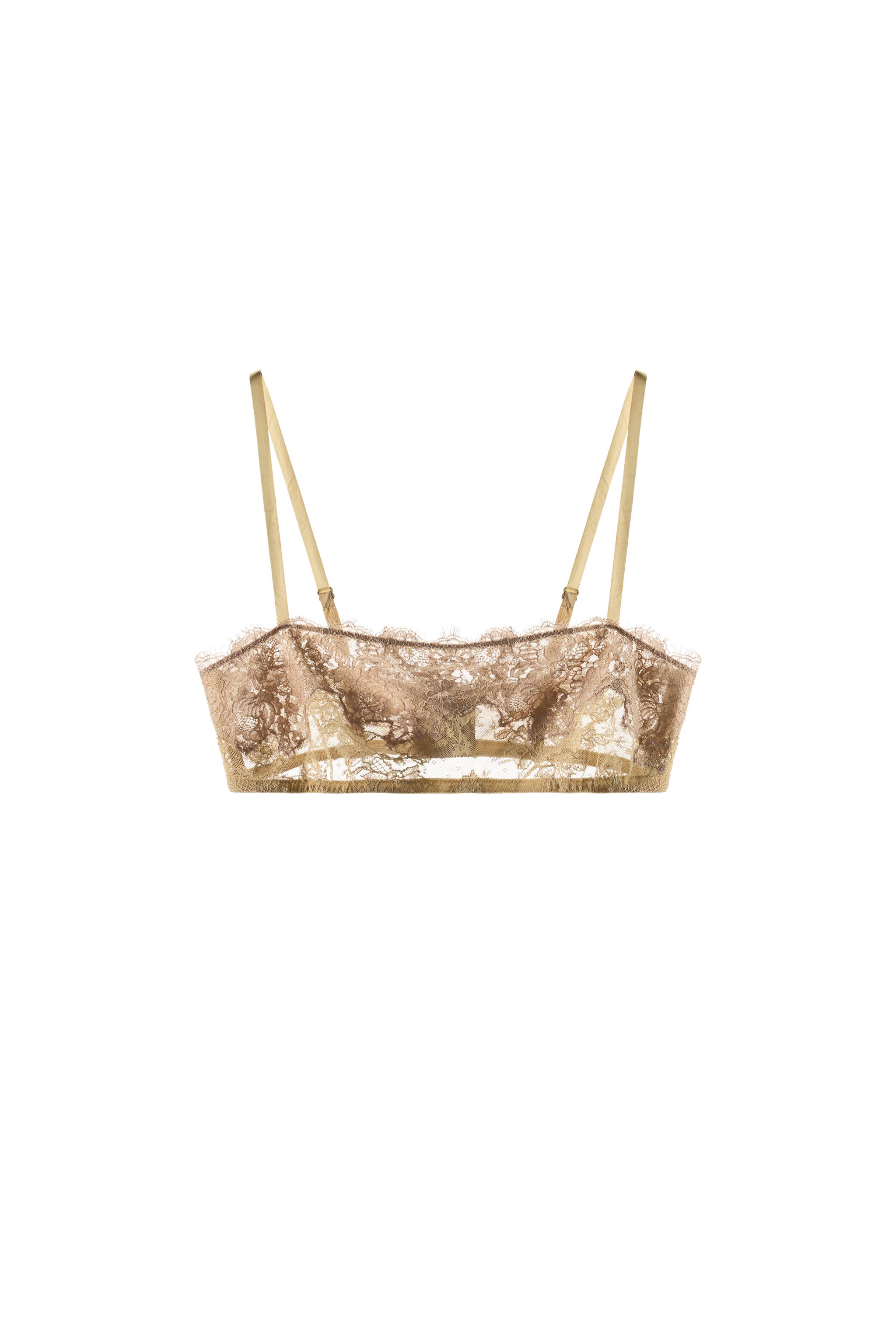 LACE BANDEAU BRA