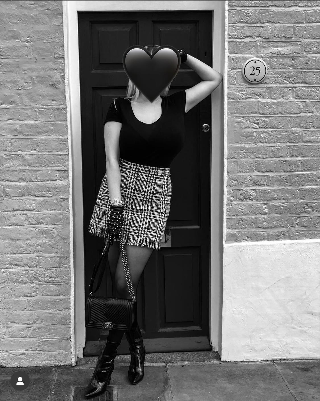 CHECKED MINI SKIRT - Image 5