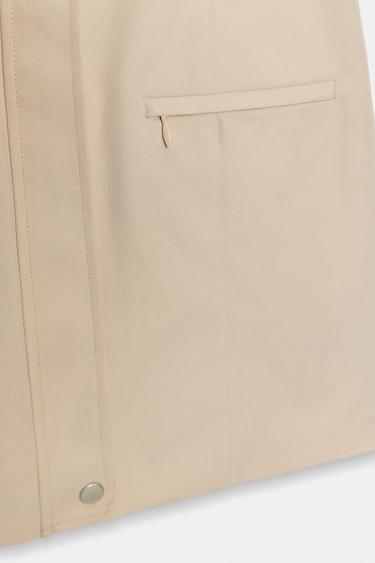 ROBE COURTE ÉLASTIQUE - Beige de Zara - Image 5