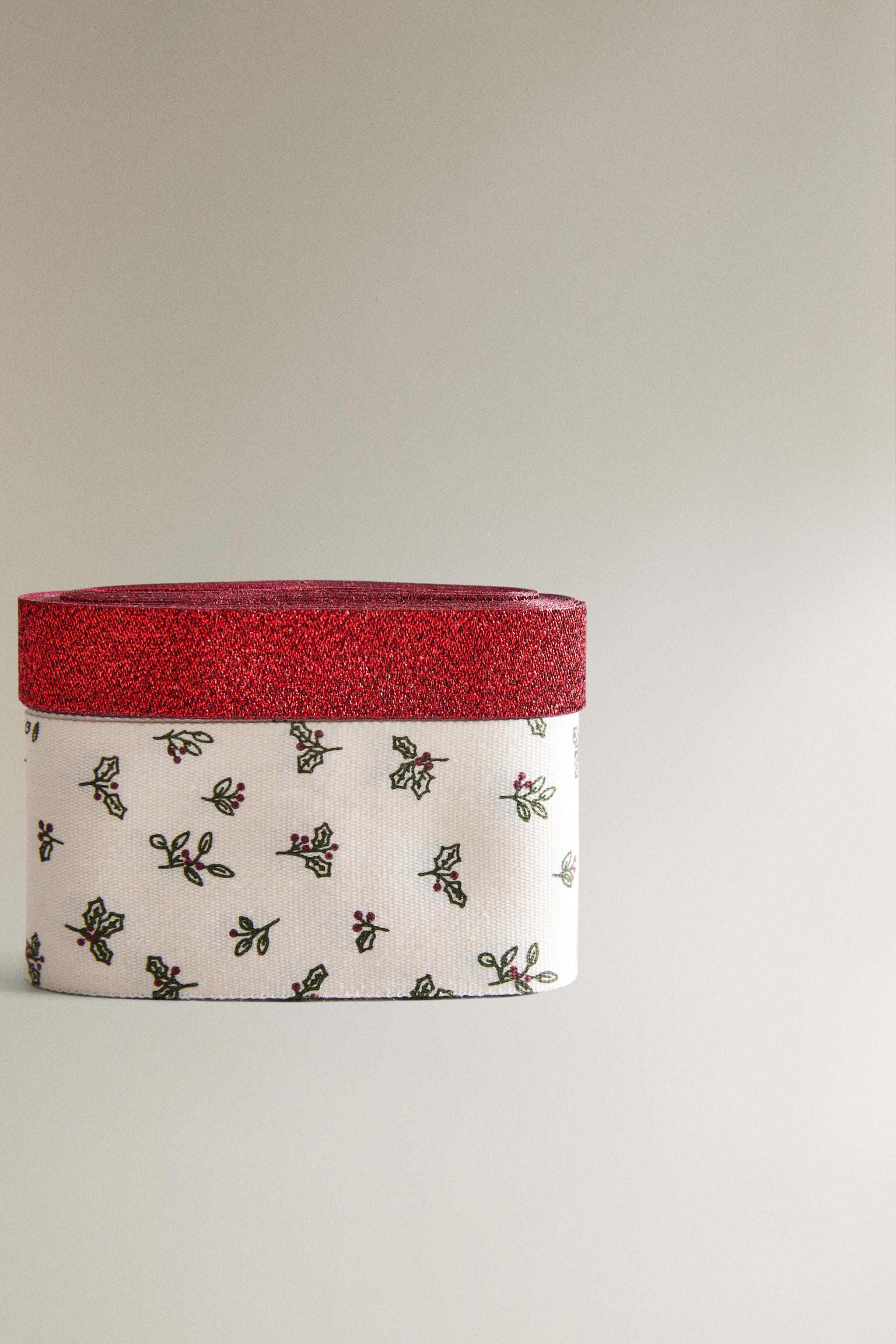 SET OF CHRISTMAS LEAF RIBBONS (SET OF 2)