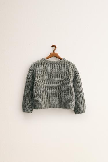 ZARA TIMELESS - CHUNKY KNIT CARDIGAN - Green-dry by Zara - Image 1