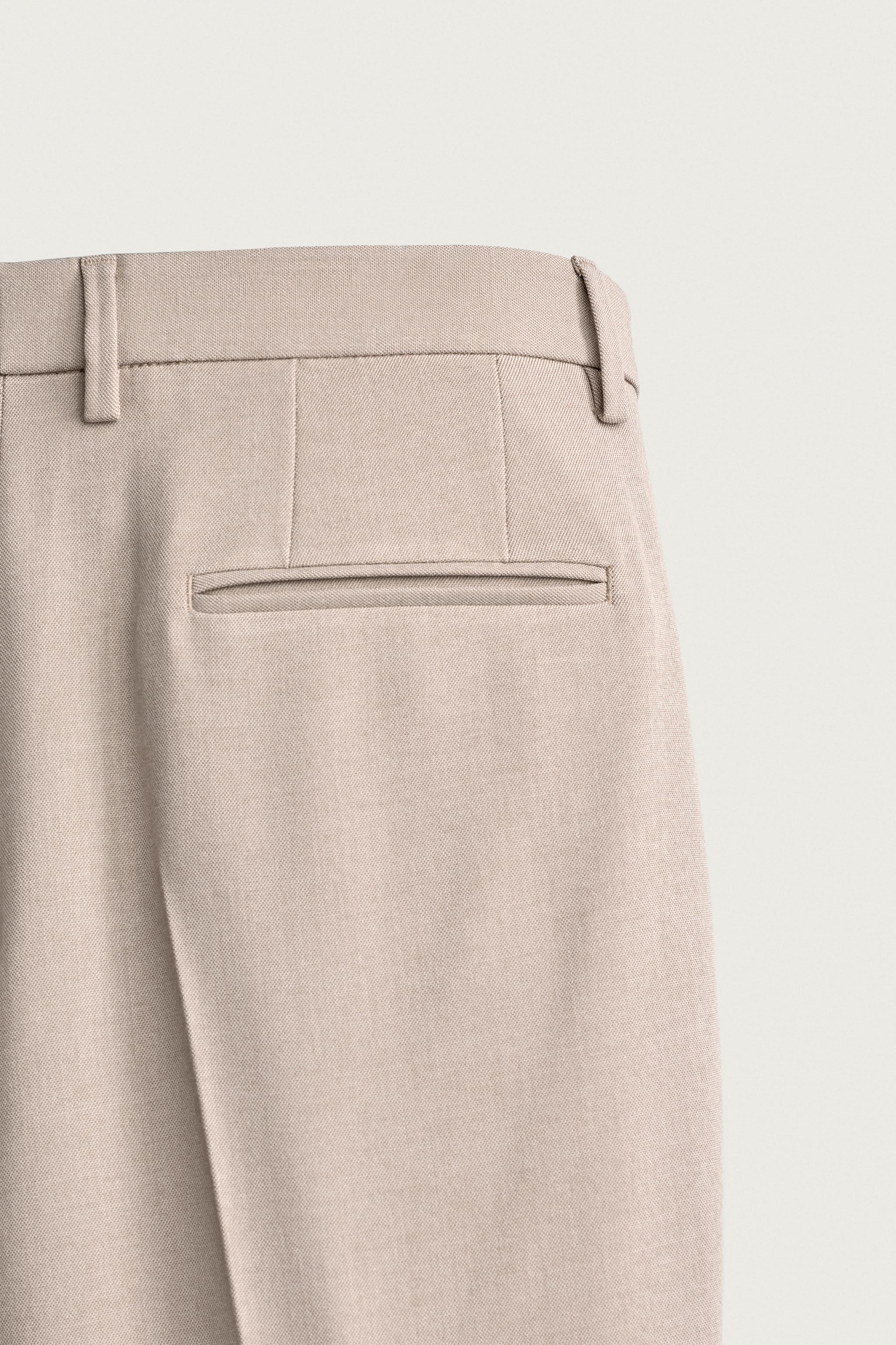 SLIM FIT SUIT PANTS