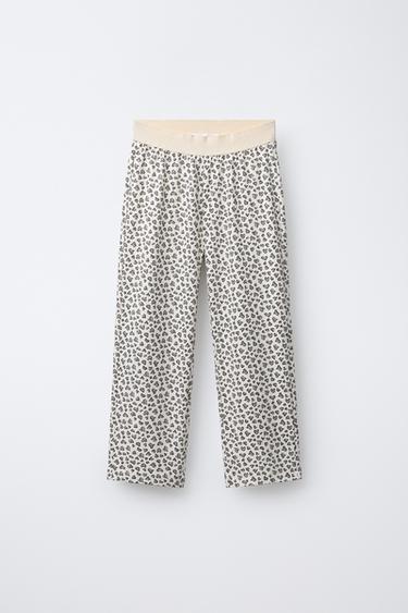 AGES 6-14 / ANIMAL PRINT PYJAMAS - Ecru by Zara - Image 5