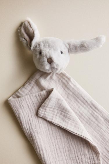 BABY RABBIT CUDDLY SOFT TOY - Grey by Zara