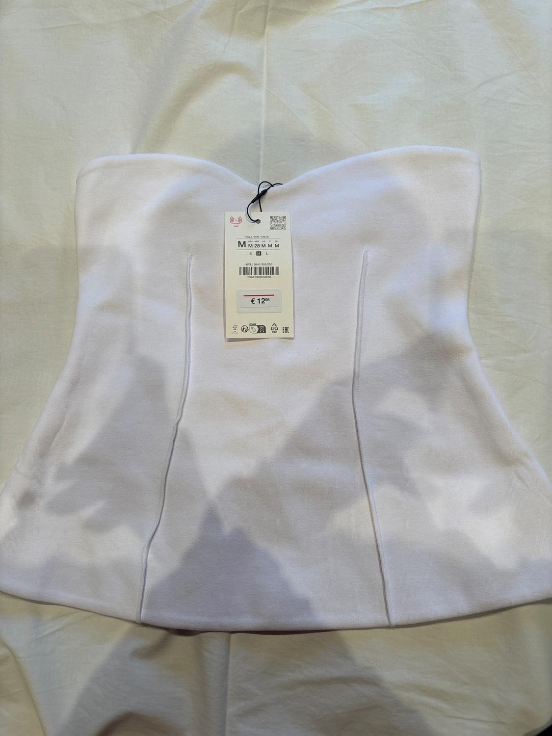 BANDEAU SWEETHEART NECKLINE TOP - Image 2