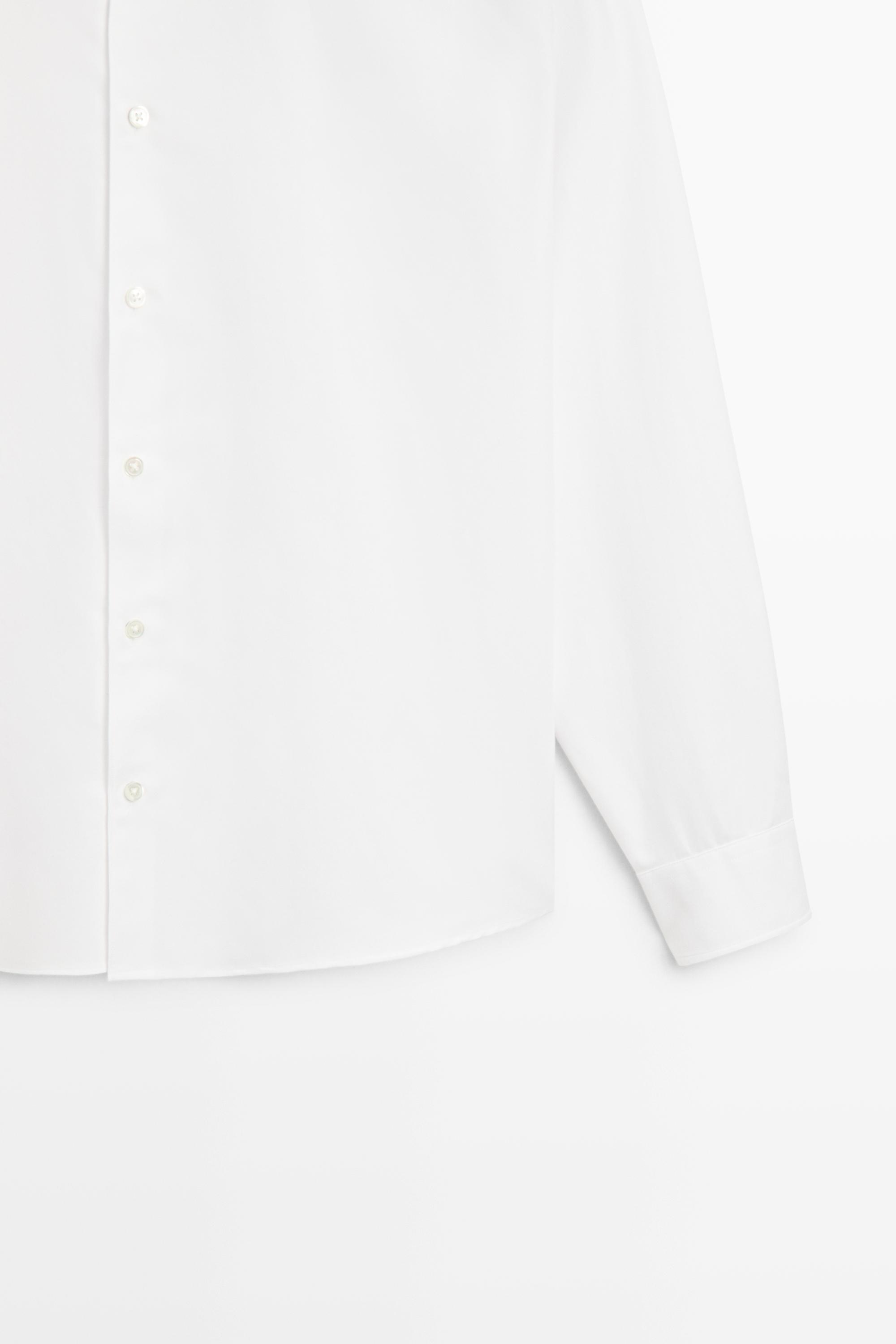 Chemise regular fit twill 100 % coton