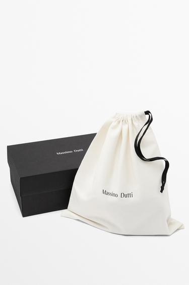 Zara Soft leather ballerinas - Red - Image 0