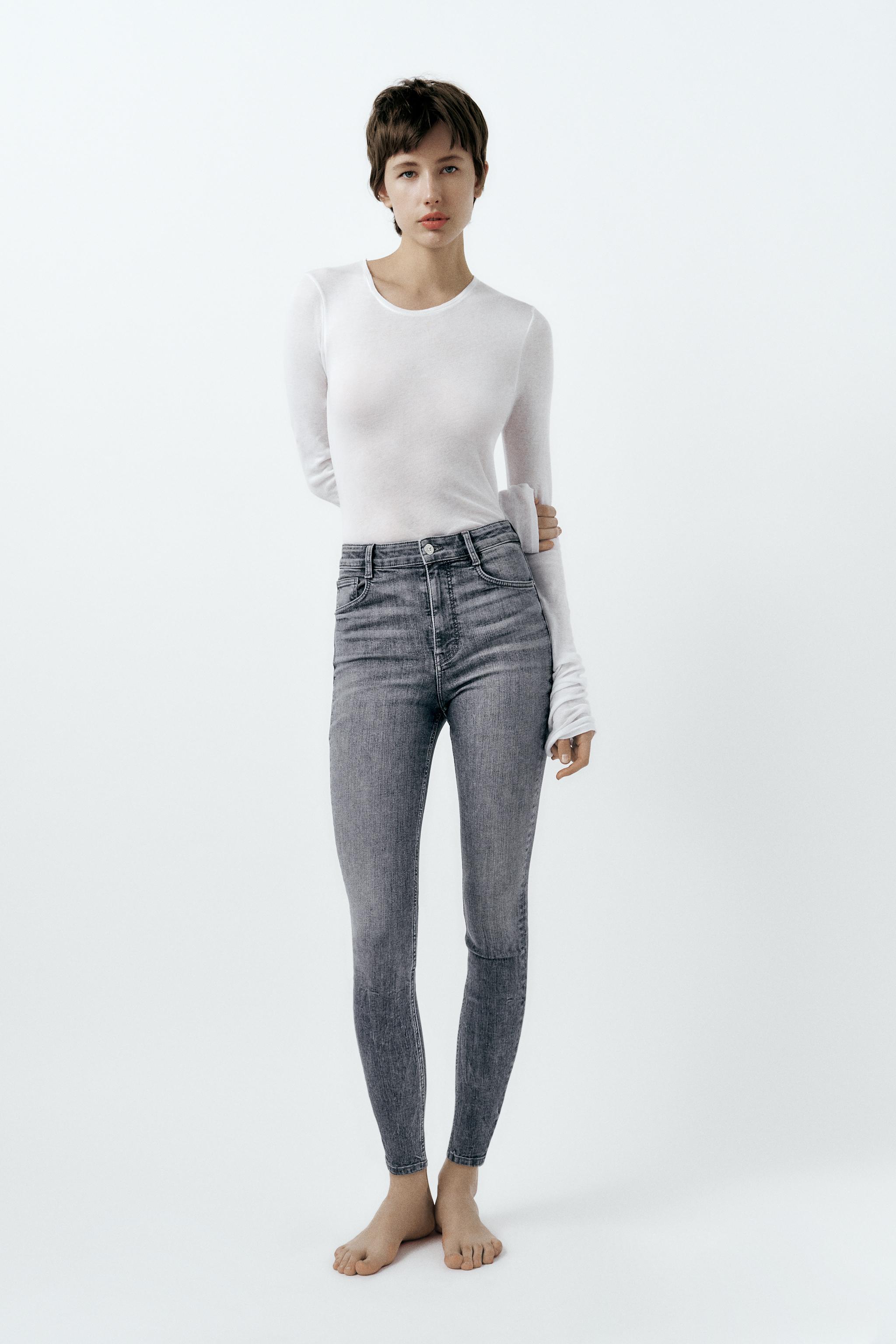 Zara coated hot sale skinny jeans