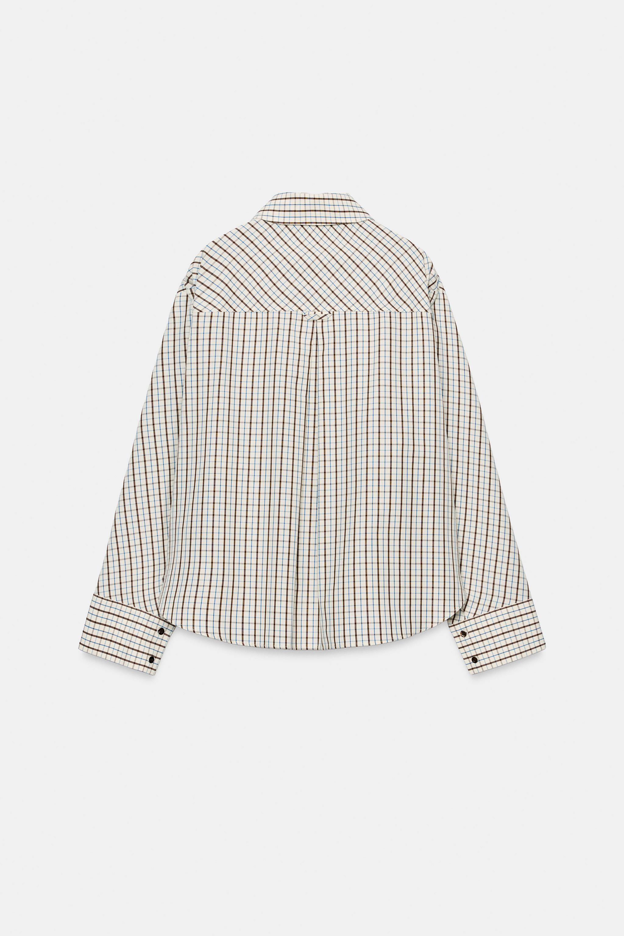 CHEMISE OVERSIZE À CARREAUX