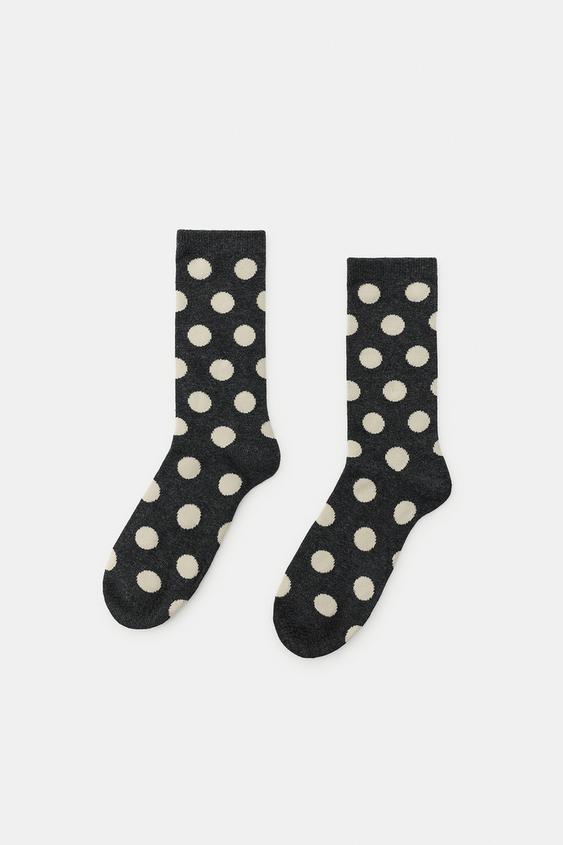 DOT SOCKS - Grey by Zara - Image 0