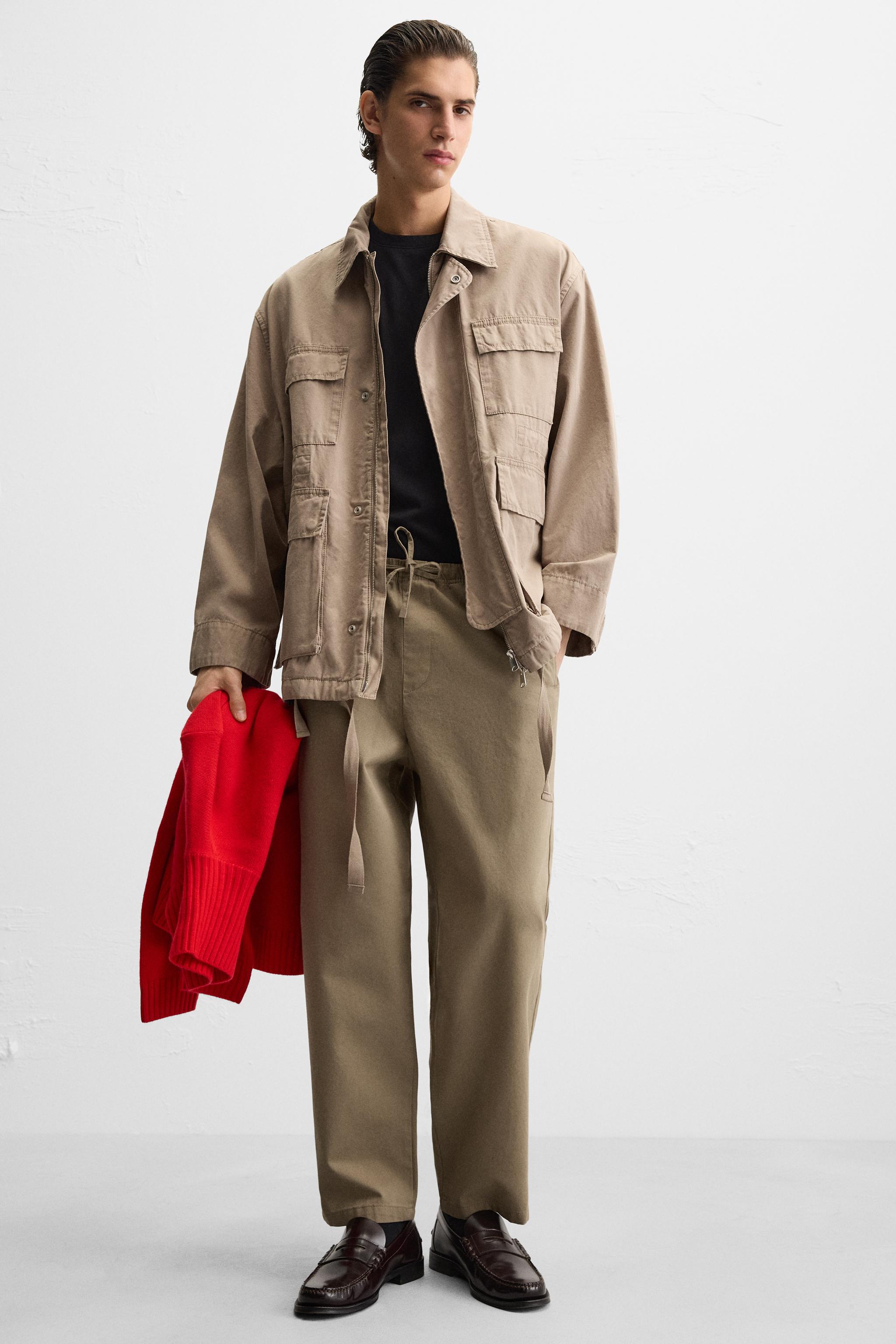 キャロットフィット パンツ - エクリュ | ZARA Japan / 日本