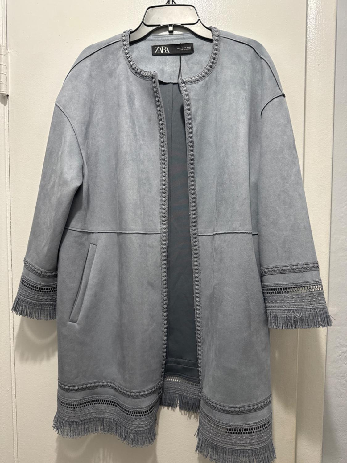 FAUX SUEDE JACKET