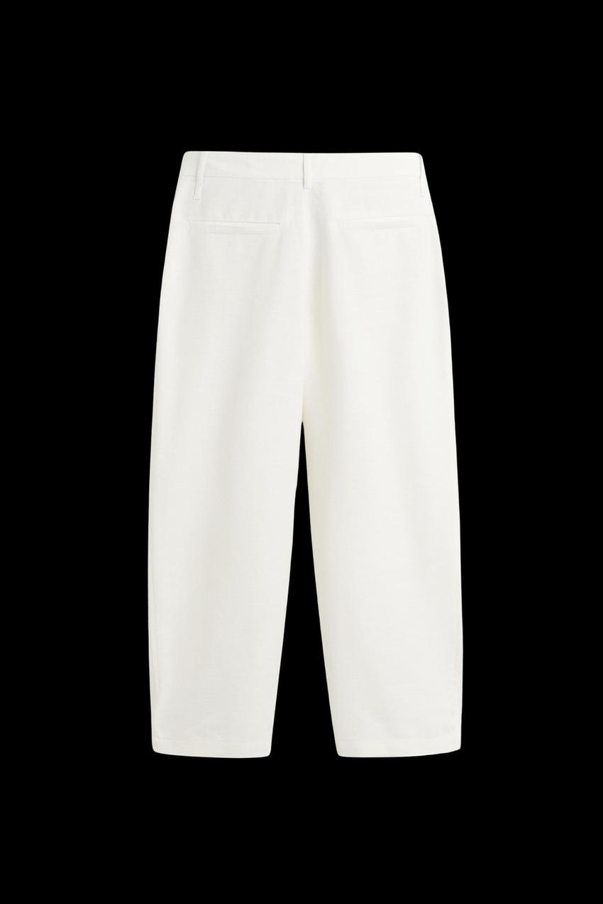 PLEATED RELAXED FIT PANTS