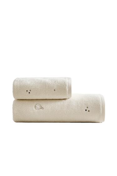 Zara KIDS’ BALLOON TOWEL - Light beige
