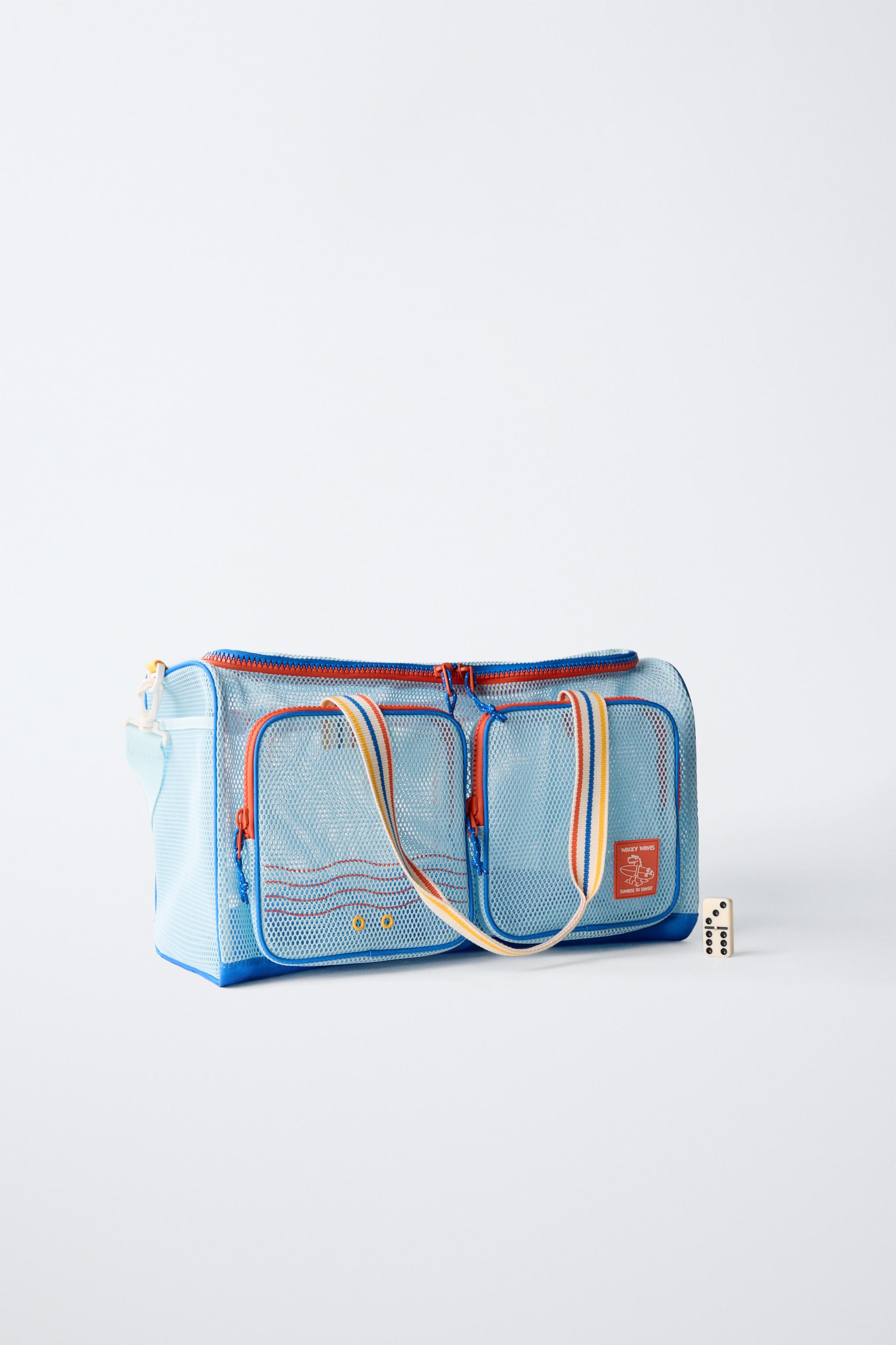 ビーチボストンバッグ - ブルー | ZARA Japan / 日本