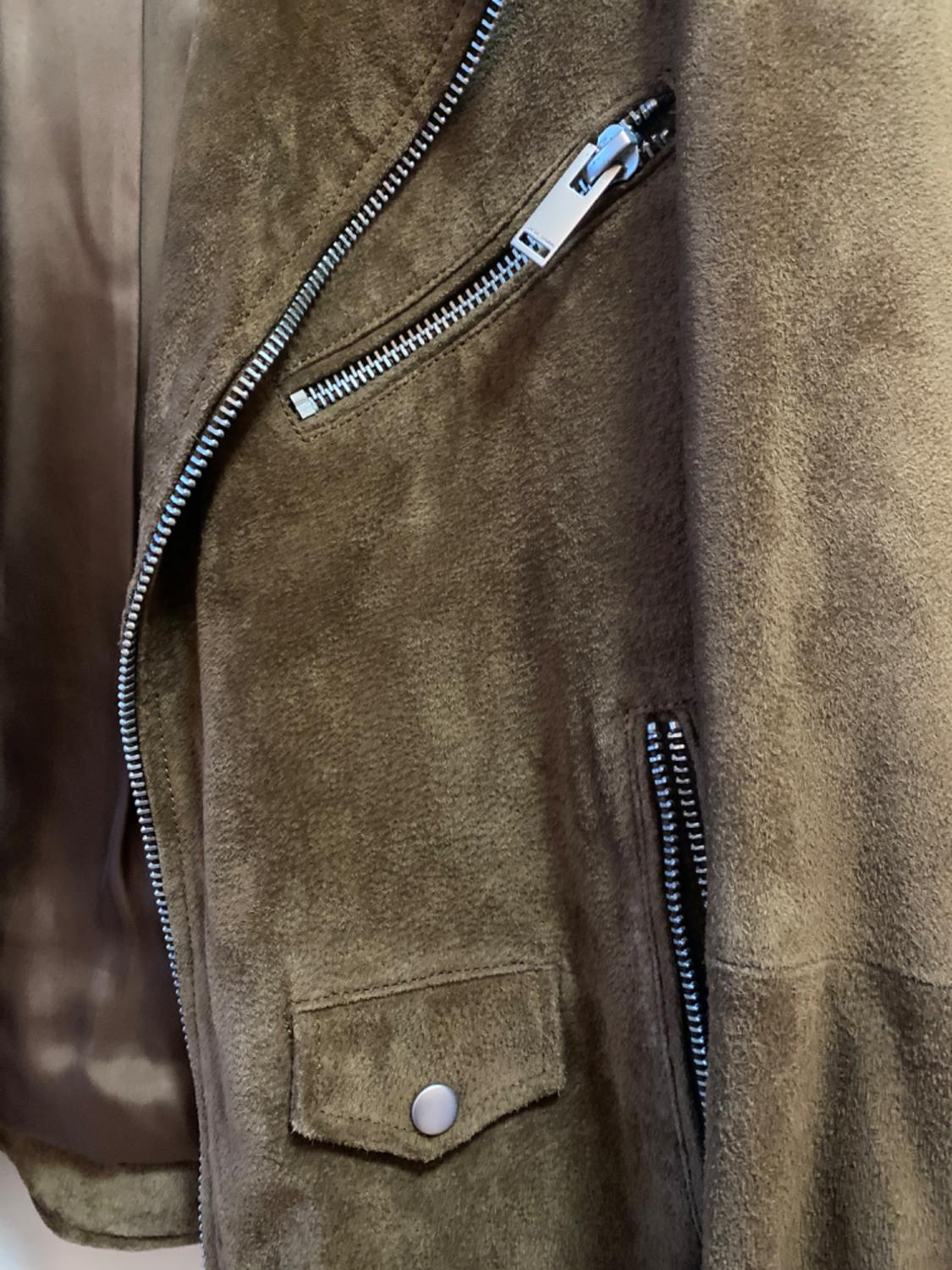 LEATHER BIKER JACKET - Image 4