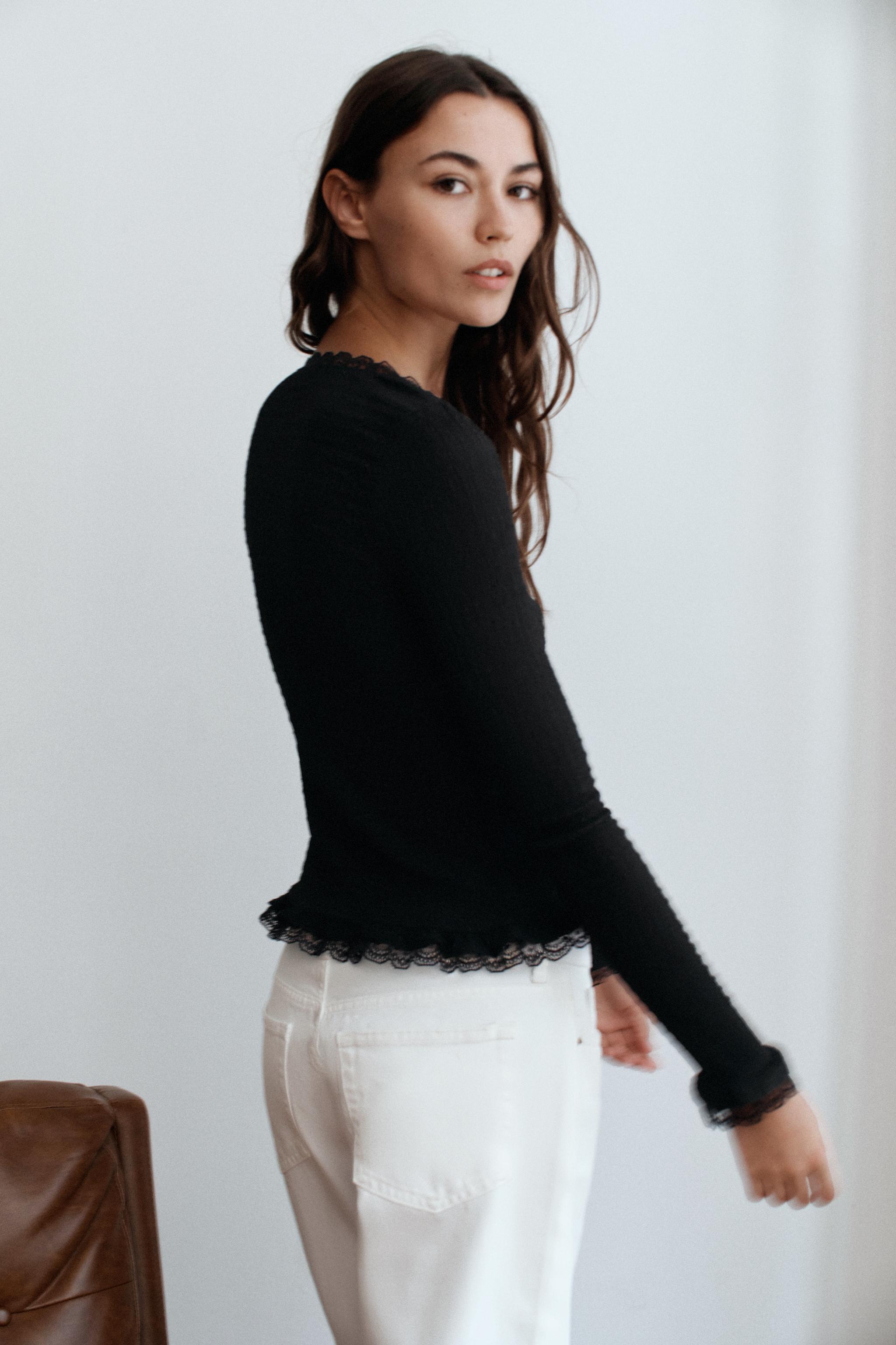 Zara Kontrast Ceket